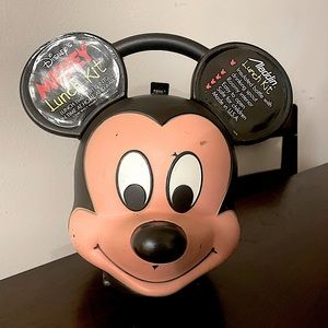 Vintage Disney Mickey Aladdin Lunch Box Authentic